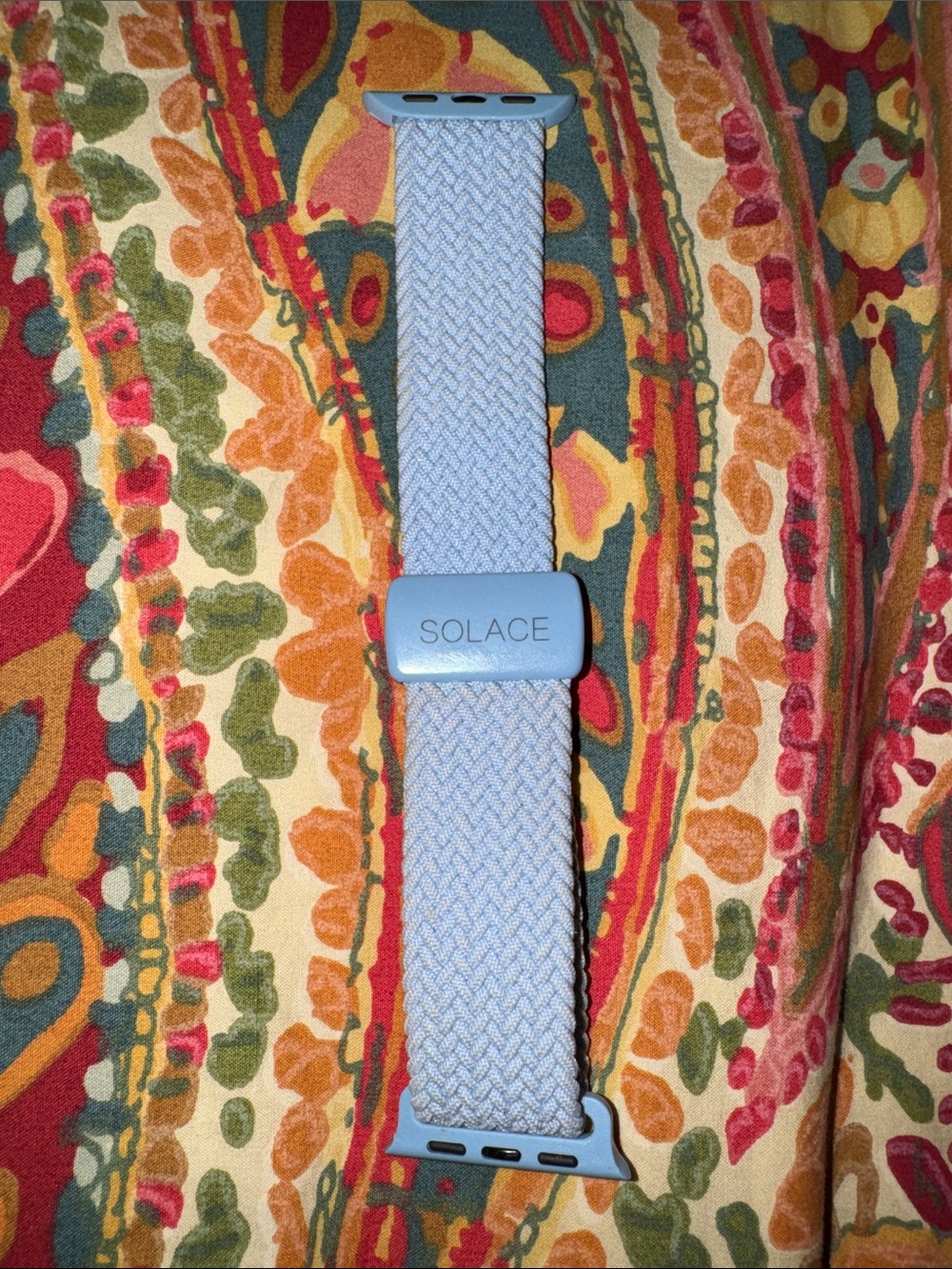 Solace Braided Stretch Watch Band – Light Blue